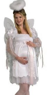 Halloween Fancy Dress Costume White Angel Dress + Wings 12 16