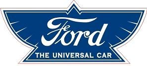 Vintage Ford Sales Parts Service Universal Car Decal