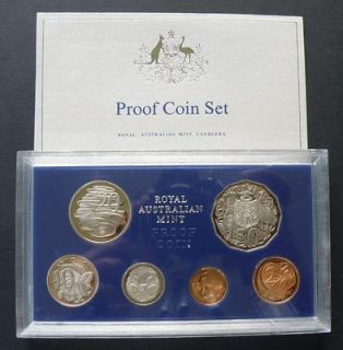 USA 1980 Australia 6 Coin Proof Set