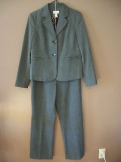 Charter Club pant suit, size 12p, black and white to look gray
