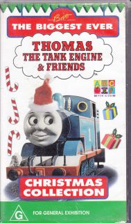 PAL VHS VIDEO  THOMAS TANK ENGINE & FRIENDS CHRISTMAS COLLECTION