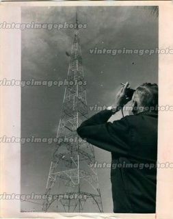 1969 WSUN Antenna Tower TV Station Binoculars Sky Workers Channel