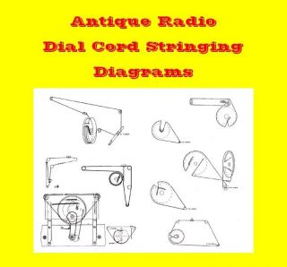 Antique Radio Dial String Diagram Collection   CD