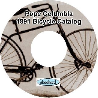 POPE COLUMBIA 1891 vintage bicycle, tricycle and parts/accessor ies