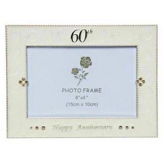 60th Diamond Wedding Anniversary Photo Frame Gift 6 x 4