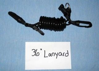 Innovative Scuba coil lanyard gear clip 36 EXC. cond.