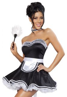 Sexy Womens French Maid Anime Cosplay Halloween Costume