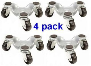 X4 PC MOVING 3 wheel DOLLY table furniture piano CART mover casters