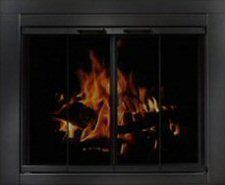 Masonry Fireplace Doors   Steel   Tempered   BiFold