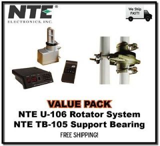 Value* NTE U 106 Antenna Rotor, Remote Control Box, and TB 105
