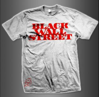 The Game   Presidential Black Wall Street T Shirt (Red/White)