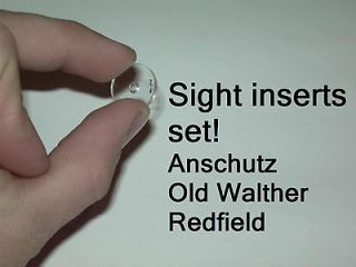 Slimline inserts set Anschutz, Old Walther, Redfield & Feinwerkbau