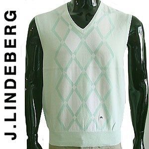 NWT J Lindeberg Tru Sports Argyle Green (L) Authentic