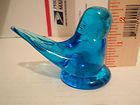 Vintage Murano Bird Vintage Sterling Ring Signed Glass Paperweight
