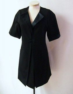 SE $455 FORMAL BLACK DRESS TUXEDO TOPPER JACKET COAT ARIES s 10 NEW