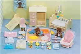 Calico Critters #CC2269 Babys Pink Bedroom Set NEW