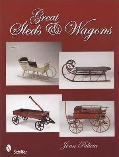 Antique Sleds & Wagons Collector Guide incl Flexible Flyer & Others