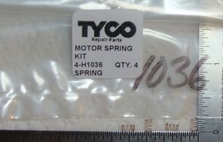 MOTOR SPRINGS, KIT FOR TYCO TRAINS MADE IN HONG KONG