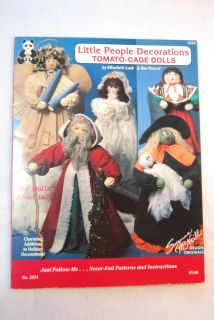 Little People Decorations Tomato Cage Dolls By Elizabeth Lusk & Rae