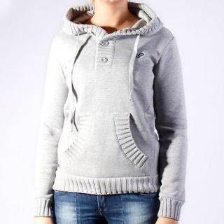 New Ladies Voi Jeans Outrig Knitted Hoodie Free P+P