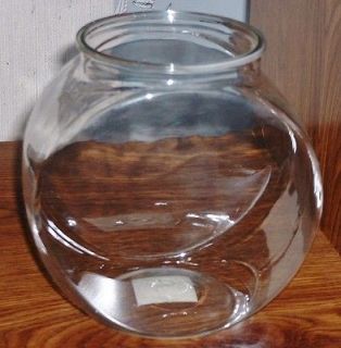 BETTA TANKS 1/2 GALLON   Clear Plastic Fish Bowl Drum Aquarium 0.5 gal