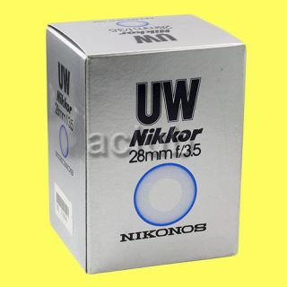 Genuine New Nikon UW Nikkor 28mm F/3.5 Underwater IC Lens Nikonos II