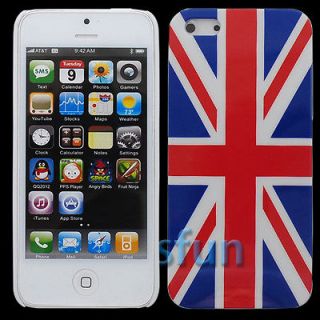 Britain Union Jack Flag Hard Cover Case Skin For Apple iPhone 5 5G