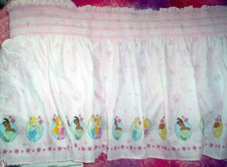 DISNEY PRINCESS LINE UP SMOCKING PRE HEMMED 100% COTTON FABRIC Sold By