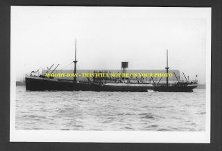 rp585   Blue Funnel Cargo Ship   Promethus , built 1896   photo 6x4