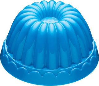 MINIAMO Blue 570ml / 1 Pint Fluted Dome Jelly Mould