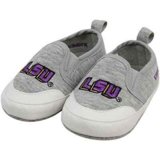 LSU Tigers Infant Ash Pre Walk Shoes
