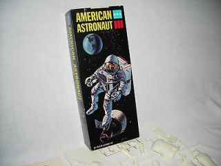 American Astronaut Unbuilt Plastic model kit by Aurora plastics 1967