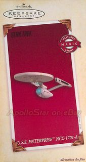 Star Trek 2005 ENTERPRISE NCC 1701A Ornament ~ Hallmark