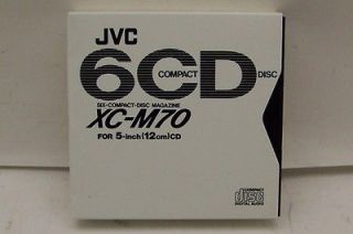 JVC 6 Disc XC M70 Compact Disc Magazine for Car or Home Stereo CD