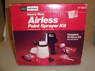 Craftsman Heavy Duty Airless Electric Paint Sprayer Kit #30 15572