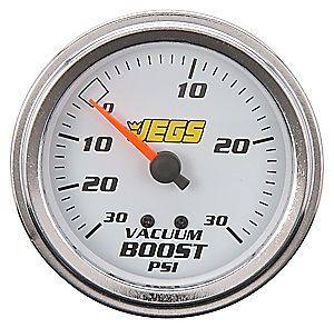 JEGS Performance Products 41204 2 5/8 Mechanical Vacuum/Boost Gauge