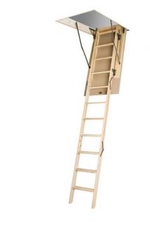 ATTIC LADDER   WOODEN  250lbs OLN FAKRO ATTIC STAIRS