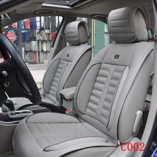 Auto Car Bamboo Charcoal Leather Front Rear Seat Cover Health Cushion