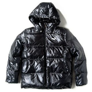 BN PUMA Mens Down Hooded Jacket II Black Asia Size #81894901