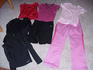 Lot 7 Womens size Small S 4 6 Nike pants shorts shirts dri fit therma