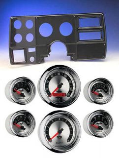 Truck Carbon Dash Carrier Panel w/ Auto Meter American Muscle Gauges