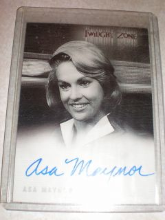 Twilight Zone Trading Card AUTOGRAPHED Asa Maynor