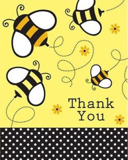 Buzz Thank You Cards   Baby Shower / Birthday Themed Party Supplies
