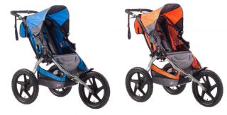 Utility Three Wheel Single Baby Jogging Stroller BLUE or ORANGE NEW