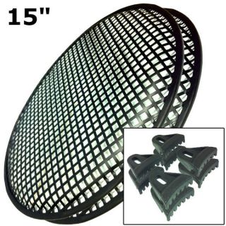 15 INCH SUBWOOFER SPEAKER COVERS WAFFLE MESH GRILLS GRILLES