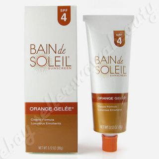 Bain de Soleil Orange Gelee Sunscreen SPF 4 New Sealed