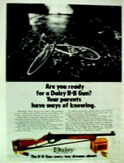 Daisy B B Gun Western Air Rifle Marksman ~1973~ Toy AD