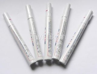 x5 Car Motorcycle Tyre Tread Touch Up Marker Paint Pen White For Jetta