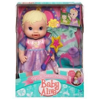 Baby alive sips and tinkles Princess new inbox 2 outfits bottle
