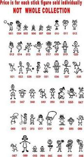 Your Stick People Family Stickers, Family Car Stickers, Family Decals